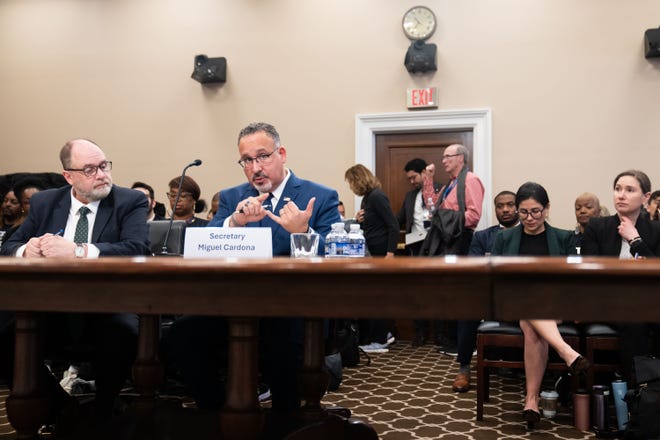 Lawmakers questioned Education Secretary Miguel Cardona about the flawed FAFSA rollout at an April congressional hearing.