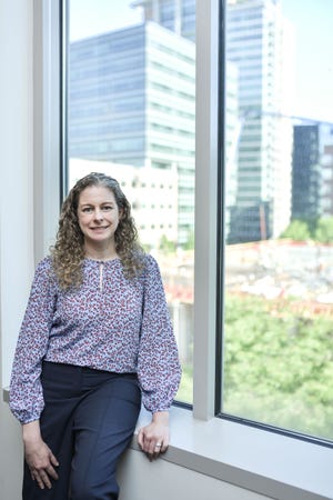 Emily Sharkey, executive director of MBA admissions and recruiting at Georgia Tech’s Scheller College of Business, which has added a science, technology, engineering and math designation to its MBA degrees.