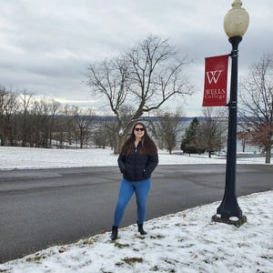 Victoria Hebert transferred to Wells College in New York state last year. The private school has since closed.